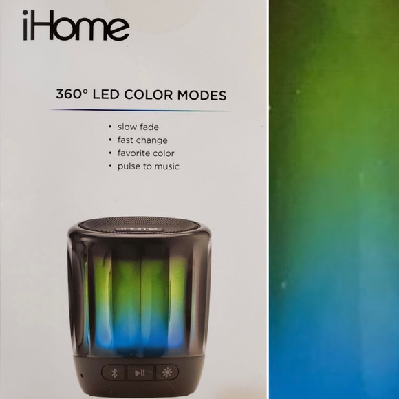 IHome Playglow Mini Bluetooth Portable Speaker - Picture 4 of 9